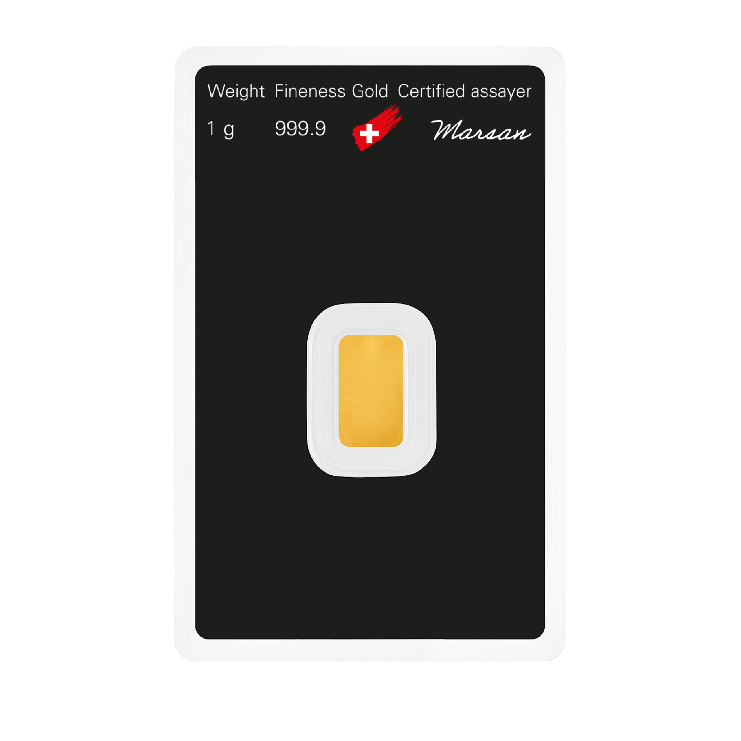 1g Au Minted Classic 999.9 Back