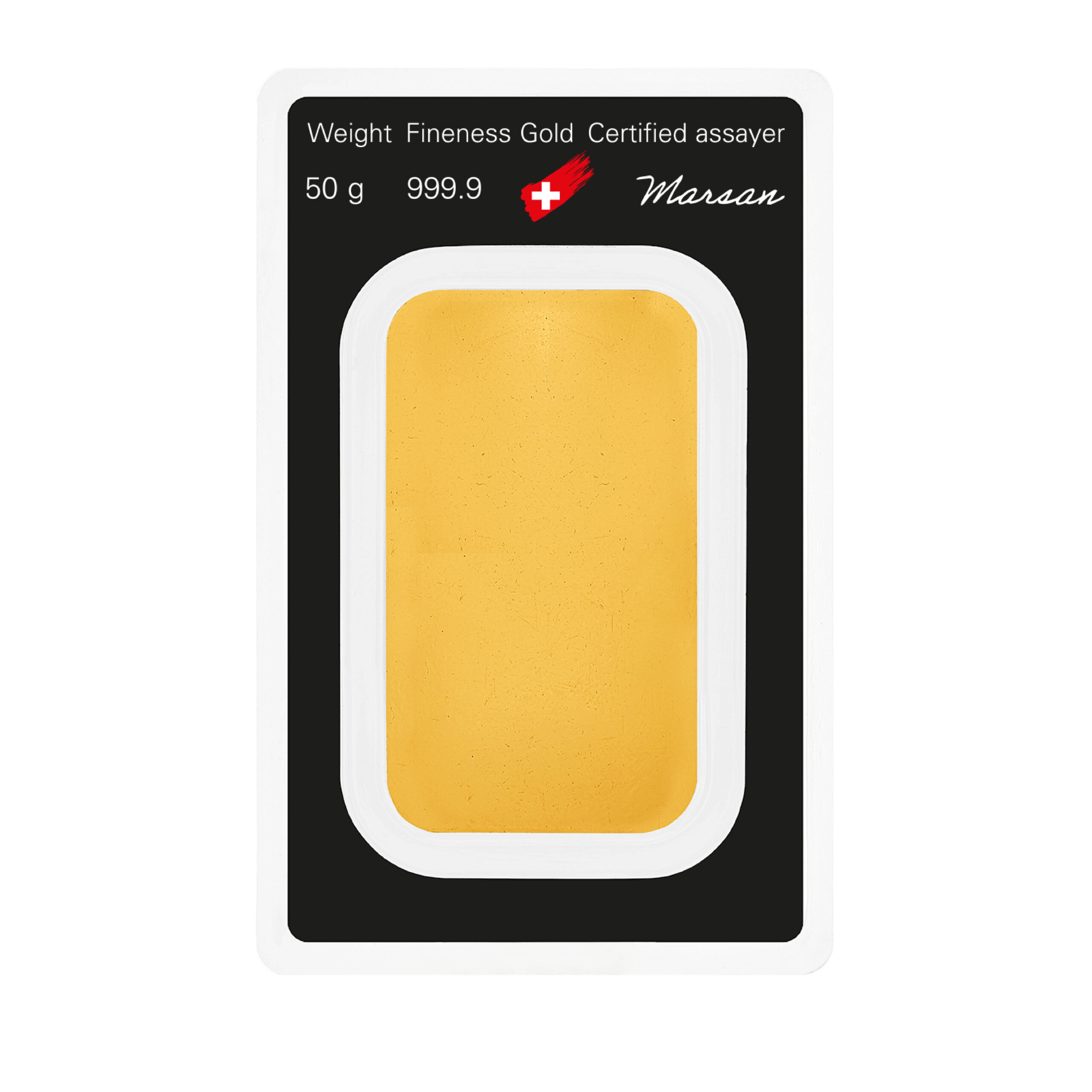 50g Au Minted Classic 999.9 Back